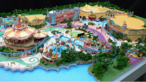 蘭州旅游景區(qū)沙盤,游樂園沙盤模型制作