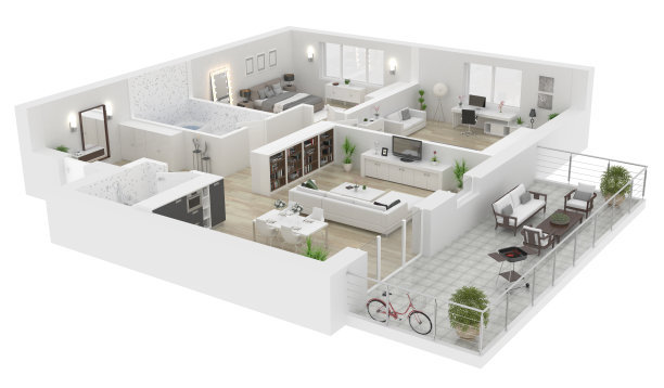 蘭州建筑戶型室內(nèi)沙盤模型